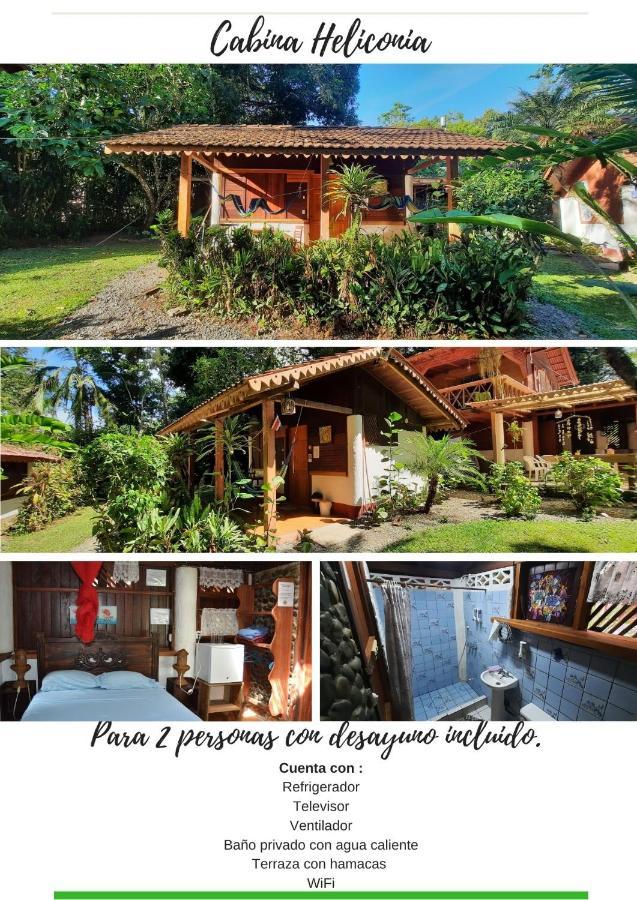 Chalet Cabinas Hibiscus Cahuita Exterior foto